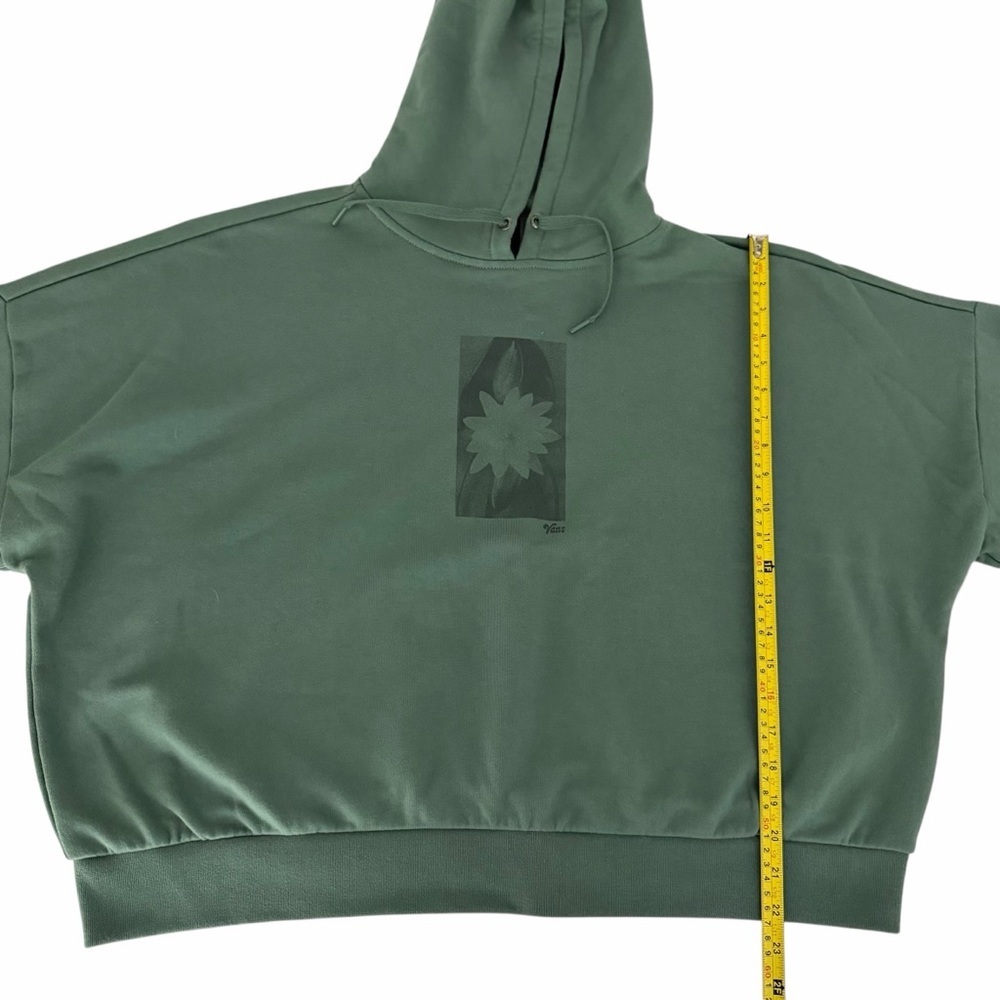 VANS green Pampas loose pullover hoodie l - Picture 10 of 11